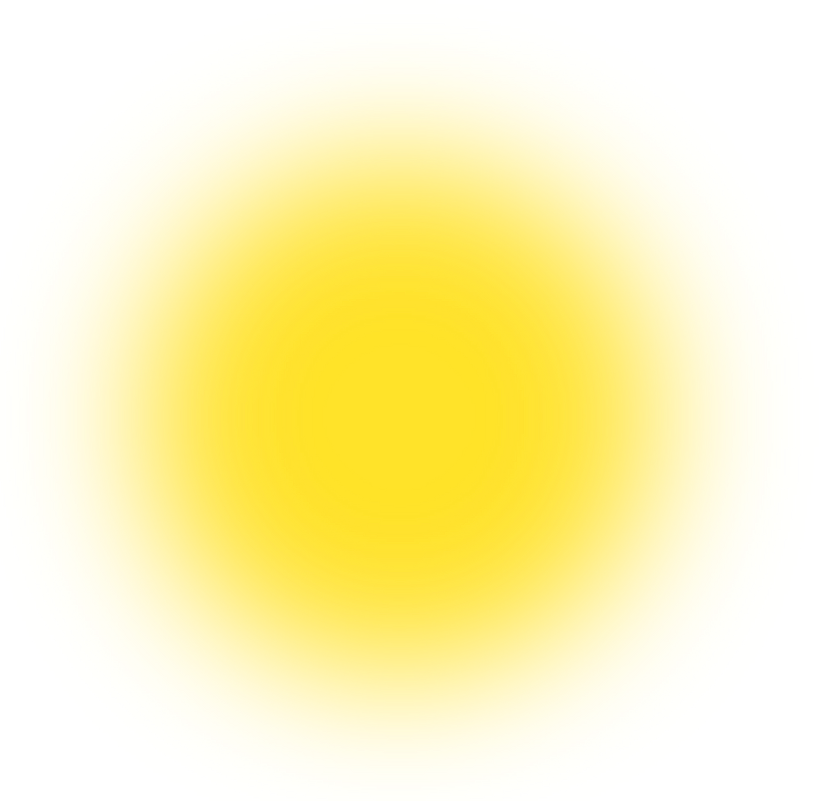 Yellow blur circle